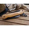 thumbnail image 6 of Camillus 7.5" Folding Pocket Knife, 1.34" Sheep Foot Blade with Marlin Spike, Bamboo Handle, 6 of 11
