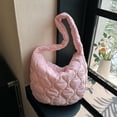 thumbnail image 5 of LinYooLi Quilted Tote Bag for Women Small Padding Lightweight Puffer Bag Quilted Crossbody Bag Dumpling Crescent Purse, 5 of 7