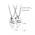 thumbnail image 2 of HOOUN Silver Broken Heart Best Friend Pendant 2 Pcs Friendship Necklace Chain Gift, 2 of 5