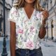 thumbnail image 1 of Blusas elegantes para mujer, túnica con cuello en V de encaje, camisetas informales, camisetas sin mangas, ropa femenina FLhrweasw Nuevo, 1 of 9
