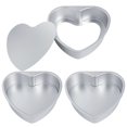 thumbnail image 2 of 3 moldes para pasteles en forma de corazón, moldes para hornear pasteles de aleación de aluminio de 10 pulgadas, molde para pasteles DIY con fondo extraíble, moldes para moldear pasteles, 2 of 8
