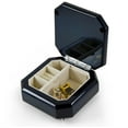 thumbnail image 2 of Modern Metallic Midnight Blue Beveled Musical Jewelry Box - La Traviata, 2 of 2