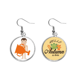 thumbnail image 1 of Pendiente del lóbulo de la joyería del pendiente de la hoja del otoño Unbranded M, 1 of 3