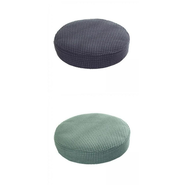 2x Funda De Taburete Elástica Lavable Fibra De Poliéster Redonda Para Silla Elevadora Hogar Sunnimix Fundas de cojines de barra