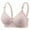 Light Gray, variant on Bras for Older Women Summer V Neck Floral Jacquard Wireless Push Up Bralettes Comfortable Everyday Bra