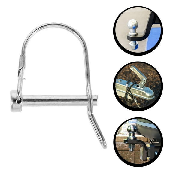 HONMEET Trailer Safety Pins Carbon Steel Hitch Coupler Locks for RVs and Trailers Secure and