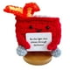 thumbnail image 1 of Crochet Positive Doll Cute Dumpster Fire Crochet Doll Red, 1 of 5