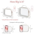 thumbnail image 4 of Neceser PACKISM aprobado por la TSA con purpurina transparente, 4 of 9