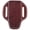 Burgundy Latigo, variant on San Saba Leather Pancake Vertical Large Knife Sheath Color: Roughout
