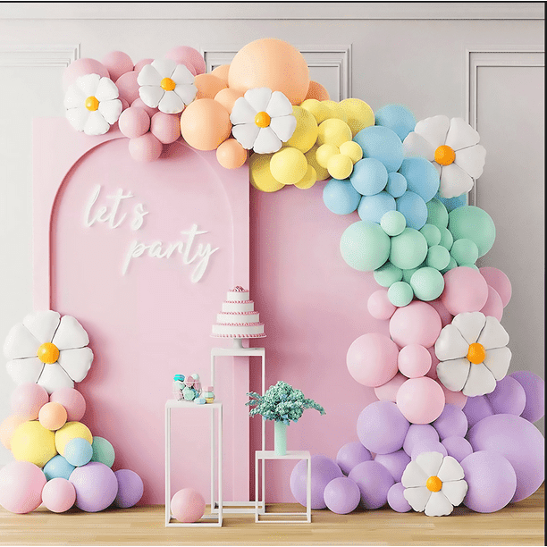 JTNero 160PCS Balloon Garland Arch Kit,Pastel Macaron Balloon Garland Kit Reusable Latex Small