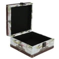 thumbnail image 1 of Caja De Cuero PU, Estuche De Almacenamiento Decorativo Hermoso Y Duradero, Exquisito Para Accesorios De Fotografía Para Niñas, Regalos, Certificados De Joyería, Amigos De Octpeak Vintage Jewelry Box, 1 of 8