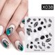 thumbnail image 1 of Calcomanías de agua para uñas con estampado de leopardo de línea abstracta de Harunouta, decoración deslizante de mármol con hojas de flores para el diseño de uñas de otoño Deng Xun unisex, 1 of 2