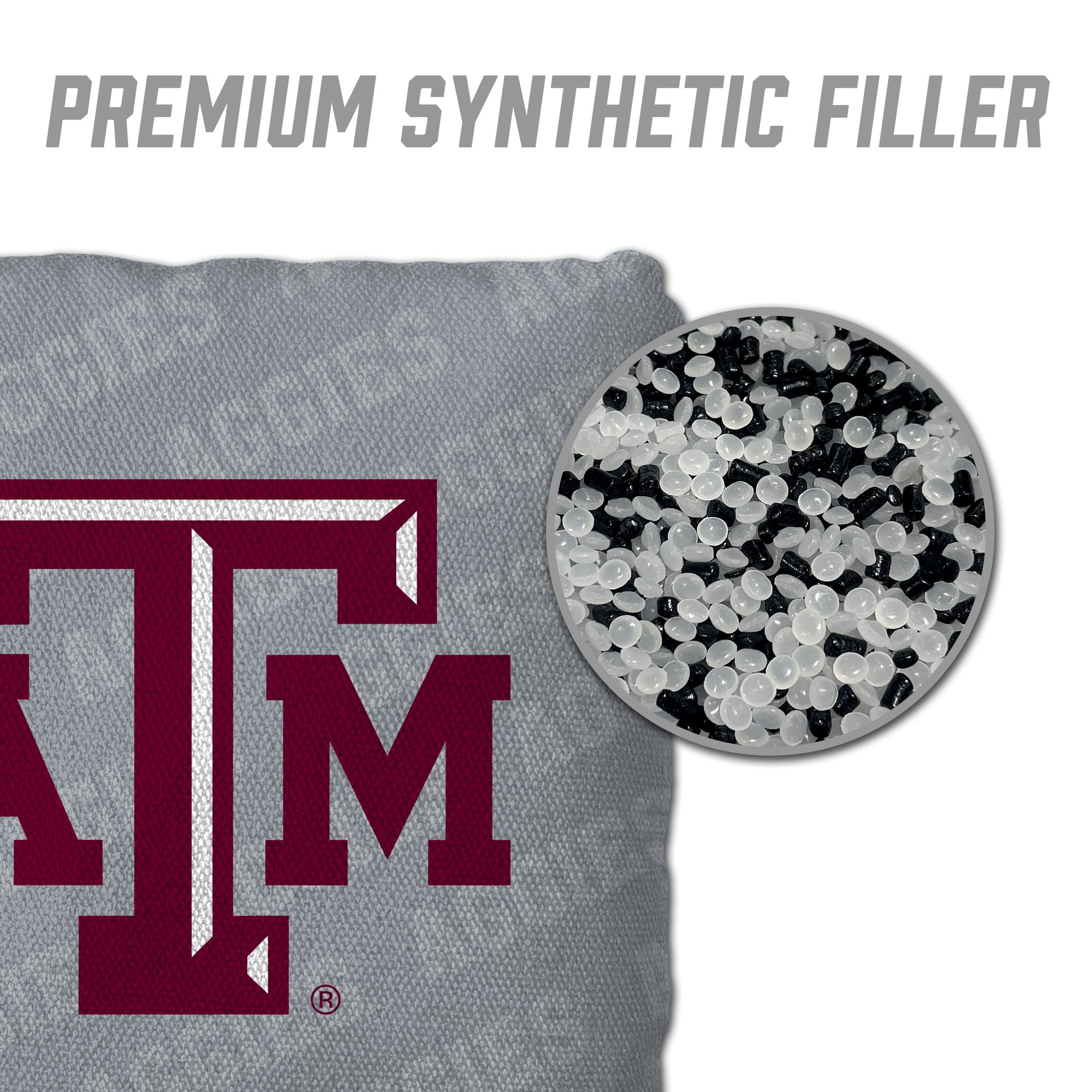 NCAA Texas A&M Aggies Cornhole Bags - 4PK - Grey