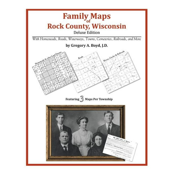 Family Maps of Rock County, Wisconsin