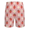thumbnail image 6 of Kdxio Strawberry Pattern Mens Casual Shorts - Drawstring Summer Beach Sports Shorts for Men, 6 of 9