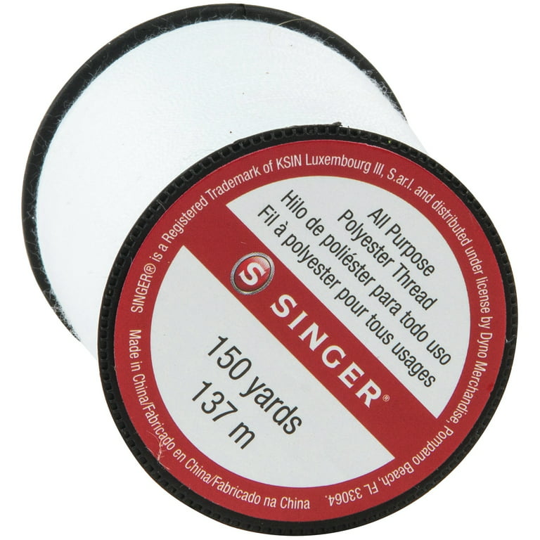 Singer All-Purpose Polyester Thread 150yd-White