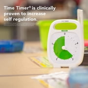 Time Timer PLUS 5 Minute Timer, White