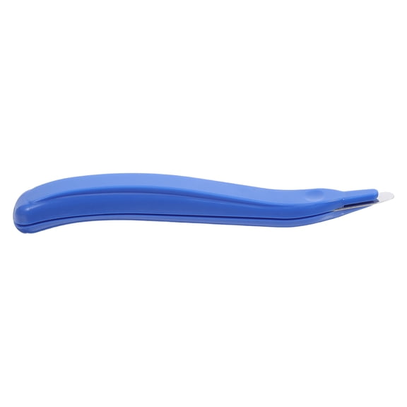 LOLIPPYY Metal Staple Remover Blue Anti-Slip Matte Finish for Office Use