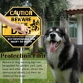 thumbnail image 7 of 10x10 In Beware of Dog Sign Aluminum Yard Sign with 28" Stake and Accessories, Protected by Video Surveillance, Not Responsible for Injury Or Death Metal Sign for Home Yard Farm Garden and Wall Decor, 7 of 7