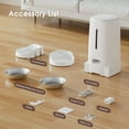 thumbnail image 3 of GOOVI Automatic Cat Feeders, Timed Dog Feeder 4L Programmable Control 1-10 Meals Pet Dry Food Dispenser for Cats and Small Medium Dogs, Dual Power Supply, 3 of 8
