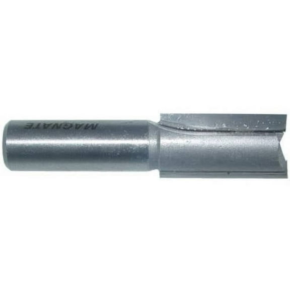 Magnate 237 Straight 1/2" Shank Carbide Tipped Router Bit — 5/8" Cutting Diameter; 1-1/4" Cutting Length; 1/2" Shank Diameter; 1-1/2" Shank Length