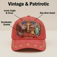 thumbnail image 4 of Eagle & Liberty & Cross United States 250th Anniversary Hat, United States 250th Anniversary Adjustable Baseball Cap, 4 of 8