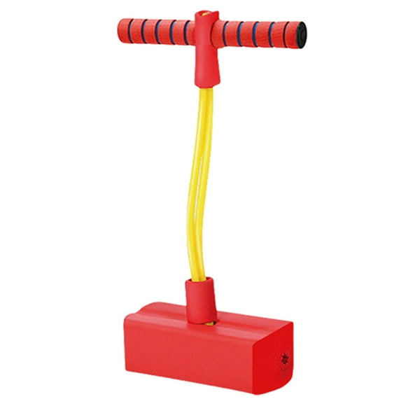 Clearance! My First Foam Pogo Jumper for Kids Fun and Pogo Stick for toddlers Foam and Bungee Jumper for Ages 3 and Up Supports Up to 250lbs Children Trampoline,Red