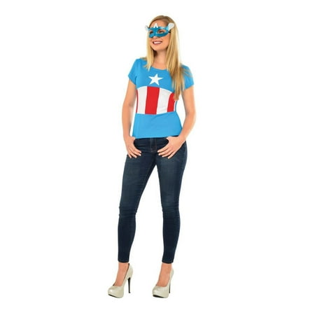 Halloween Avengers American Dream Adult Costume Top and