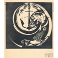 thumbnail image 2 of Jac Jongert 20x23 Black Ornate Framed Double Matted Museum Art Print Titled: Het Anker (1919), 2 of 5