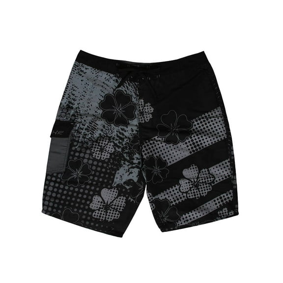 Mens High Road Black Board Shorts - Size 30