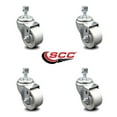 thumbnail image 2 of Semi Steel Swivel TS Caster w/RB Set of 4 w/3" Wheels & 1/2" Stem-4 Swivel, 2 of 2