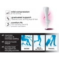 thumbnail image 6 of Dr. Motion Women 8-15 mmHg Compression Polka Dot Print Knee High Socks, 6 of 7