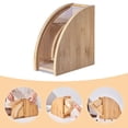 thumbnail image 6 of Wooden Coffee Filter Holder Box Cone Storage Rack Organizer for Coffee Filters and Cleaning Accessories, 6 of 6