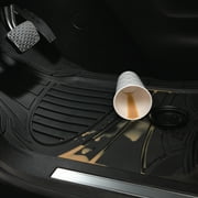 Armor All 3-Piece Full-Coverage Rubber Car Floor Mats Black , 78843WDC