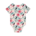 thumbnail image 2 of Rocae Roses and Butterflies for Baby Climbing Clothes Soft Baby Romper for Active Infants Comfortable and Breathable Crawling Jumpsuit Unisex Baby Outfit 18 Months, 2 of 8