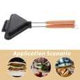 thumbnail image 3 of Phenofice Sandwich Baking Tray Nonstick Black Universal Tool for Cooking 1Pack, 3 of 8