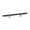 Champagne / Matte Black, variant on Alno A2903-4-MB Vita Bella 4" Center To Center Modern Knurled Cabinet Bar Handle / Drawer