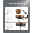 thumbnail image 4 of Drum Throne Donner DT-150 Professional Hydraulic Marrón, 4 of 6