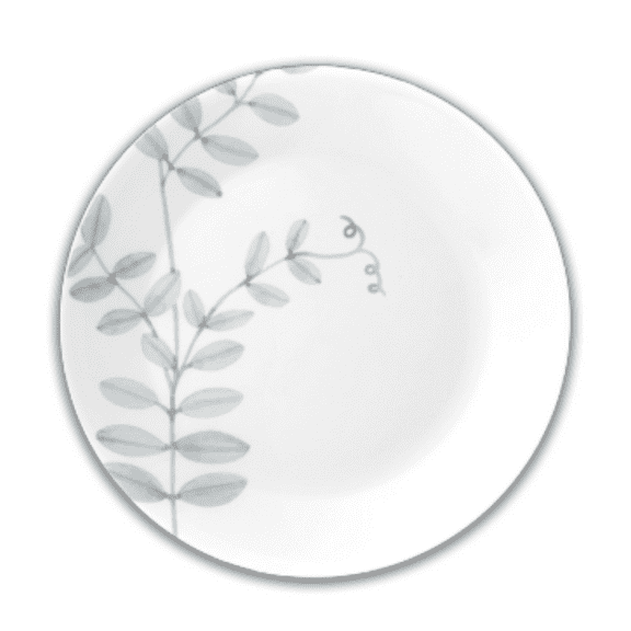 Corelle Flowing Fern 10.25" Glass Dinner Plate