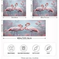 thumbnail image 4 of GZHJMY Flamingos Satin Pillowcase for Hair and Skin, Soft and Cozy Cooling Smooth Pillow Cover with Envelop Closure, King Size 20x40in Home Decor, 4 of 7