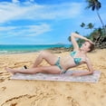 thumbnail image 6 of Dreamtimes Purple Flowers Beach Towel Quick Dry Absorbent Bath Towels Sandproof Lightweight Towel for Gym Yoga Sports Swimming- 30x60in, 6 of 7