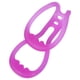 thumbnail image 2 of 1pc Fitness Pecho Expansor Entrenador de músculos corporales Desarrollador de pecho flexible Tira moldeadora de yoga para mujeres y hombres (púrpura, doble agujero), 2 of 5