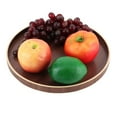 thumbnail image 4 of Spptty Plateau de Service Rond en Bois de Style Japonais pour Aliments et Fruits, pour la Maison, la Cuisine et l'Hôtel, Plateau de Service Rond, Plateau pour Aliments, 4 of 8