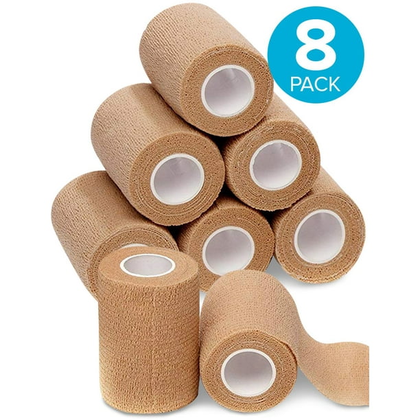 California Basics Precut SelfAdherent Sports Tape for First Aid (8PK