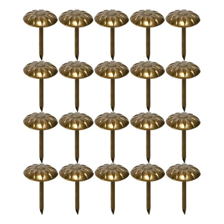 

Upholstery Sofa Push Antique Nail Tacks Tack Furniture Brass Pin Thumbtacks Head Flat Hood Thumb Tools Kit Strips Studs
