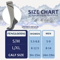 thumbnail image 2 of fenglaoda 8 Pairs Compression Socks for Men & Women 20-30 mmHg Knee High Nurse Pregnant Running Medical and Travel Athletic, 2 of 6
