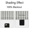 thumbnail image 4 of Yarn Dyed Cordless 100% Blackout Roman Shades, 4 of 5