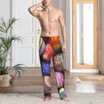 thumbnail image 2 of Balery Easter Eggs1 Pantalones de pijama para hombre, pijama ultraligero, pantalón de descanso-Large, 2 of 6