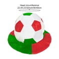 thumbnail image 2 of Vjnyvs Mexico Football Fans Hat Novelty Flag Pattern Hat Funny Cheer Accessories for Football Party Celebration Accessories, 2 of 7