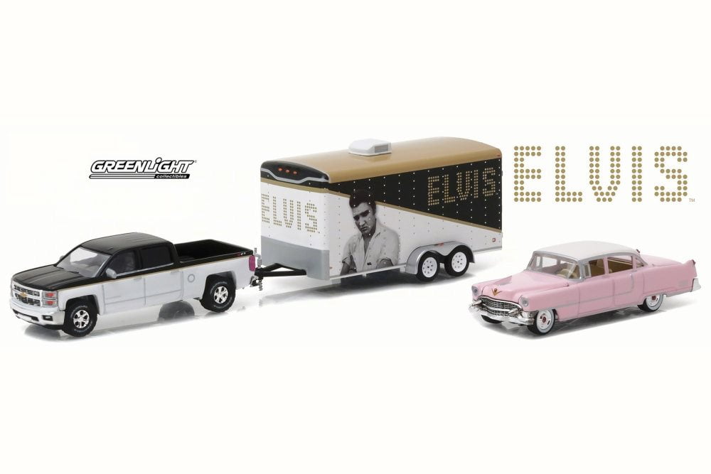 elvis presley 1955 pink cadillac model